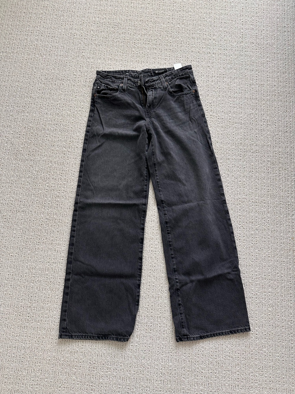 AG Adria low rise wide leg jeans